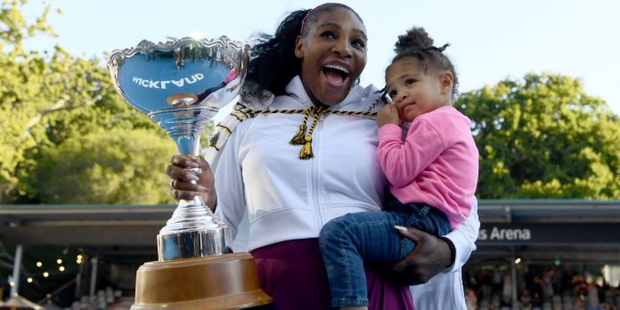 Serena Williams contou que sua filha, Olympia, a chama de Serena e não de mãe. (Foto: Reprodução)